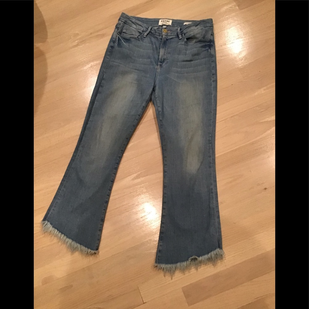 Frame Jeans.  Size 28. Le Crop Mini Boot.  High waisted